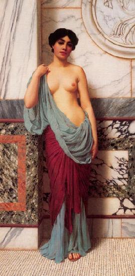 John William Godward At the Thermae Germany oil painting art